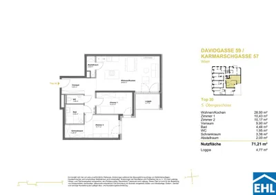 Immobilie kaufen in Wien – 71,21 m², € 431.222 – Bild 6 von 6