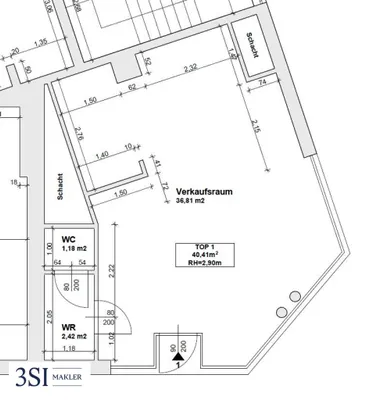 1-Zimmer-Gewerbeimmobilie kaufen in Wien – 40 m², € 160.000 – Bild 5 von 5