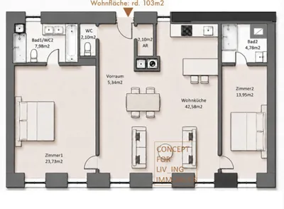 3-Zimmer-Gewerbeimmobilie kaufen in Korneuburg – 103 m², € 399.000 – Bild 66 von 67
