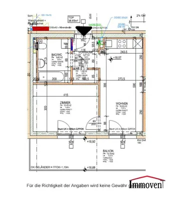 2-Zimmer-Wohnung mieten in Graz – 38,95 m², € 727 – Bild 14 von 14
