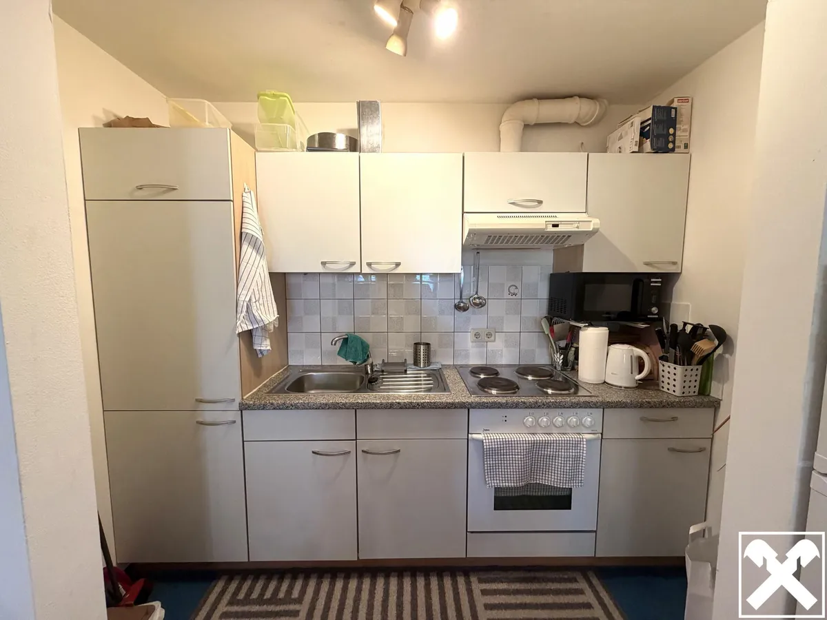 1‑Zimmer‑Mietwohnung mit Küche in zentraler Lage - Ansicht 3