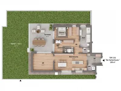 3-Zimmer-Wohnung kaufen in Wien – 106,27 m², € 739.900 – Bild 4 von 8
