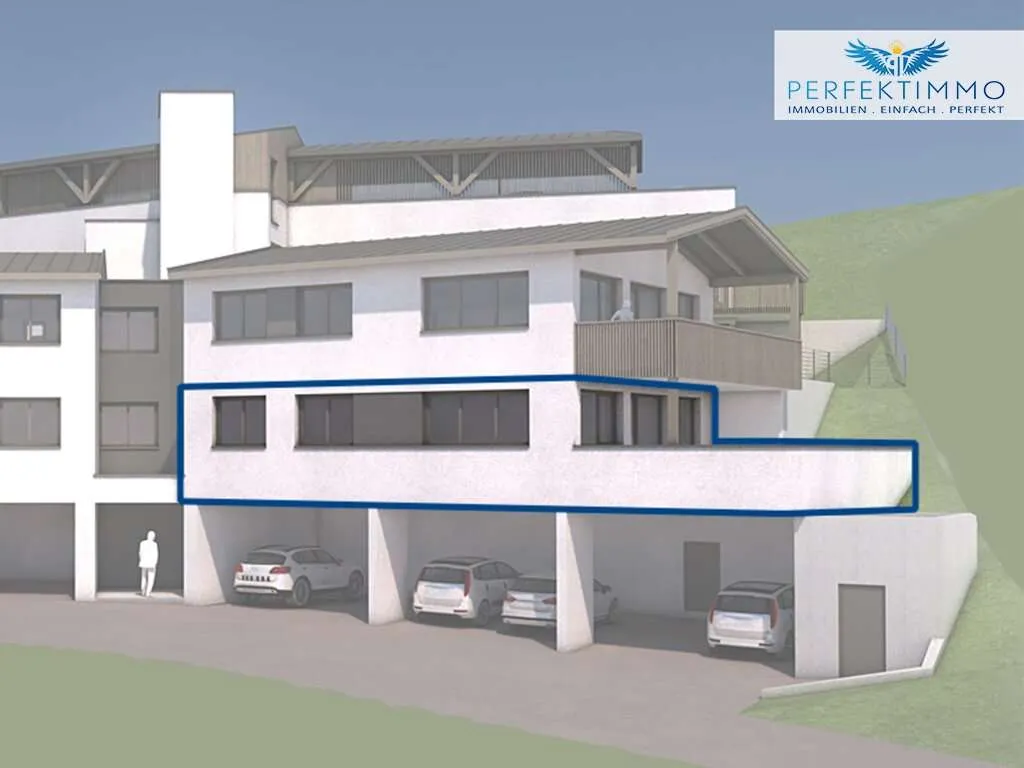 Neubau: Wohnen mit Rifflerblick - Terrassenwohnung Top 2 - wohnbaugefördert! - Ansicht 2