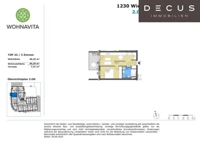 2-Zimmer-Wohnung mieten in Wien – 40,29 m², € 920 – Bild 17 von 17