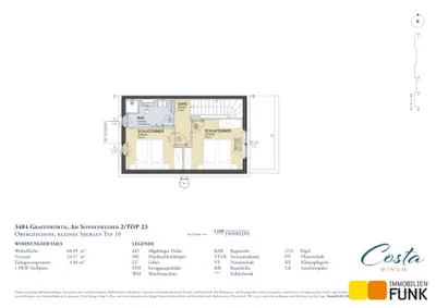 3-Zimmer-Haus kaufen in Tulln – 68,09 m², € 362.000 – Bild 9 von 12