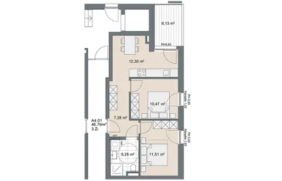 3-Zimmer-Wohnung kaufen in Innsbruck – 47,66 m², € 465.000 – Bild 12 von 12