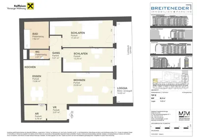 3-Zimmer-Wohnung mieten in Wien – 88,1 m², € 2.156 – Bild 10 von 10