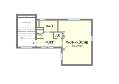 1-Zimmer-Wohnung mieten in Mödling – 42 m², € 770 – Bild 7 von 8