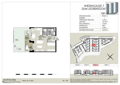 1-Zimmer-Wohnung mieten in Baden – 33,34 m², € 700 – Bild 19 von 19
