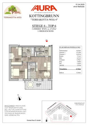 3-Zimmer-Wohnung kaufen in Baden – 66,91 m², € 284.900 – Bild 12 von 12