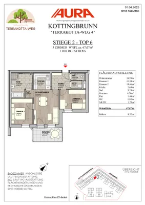 3-Zimmer-Wohnung kaufen in Baden – 66,91 m², € 284.900 – Bild 11 von 12
