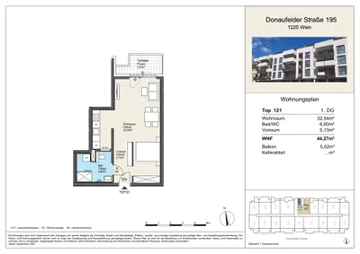1-Zimmer-Wohnung kaufen in Wien – 44,27 m², € 299.000 – Bild 9 von 11