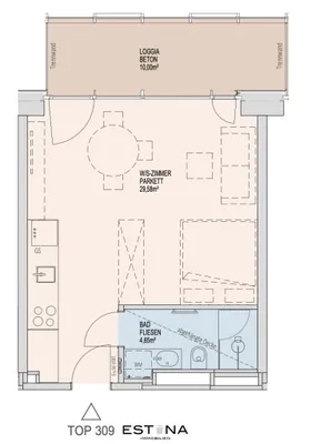 1-Zimmer-Wohnung mieten in Wien – 34,23 m², € 1.300 – Bild 18 von 18