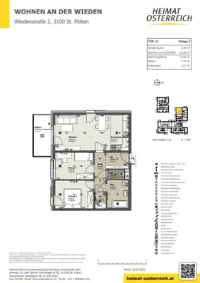 3-Zimmer-Wohnung mieten in Sankt Pölten – 71,6 m², € 905 – Bild 10 von 12