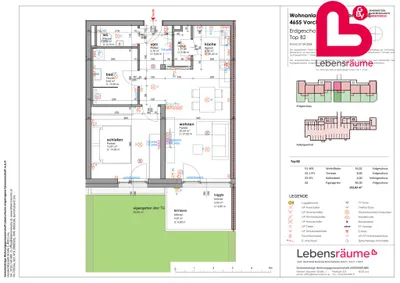 2-Zimmer-Wohnung mieten in Gmunden – 55 m², € 875 – Bild 3 von 3