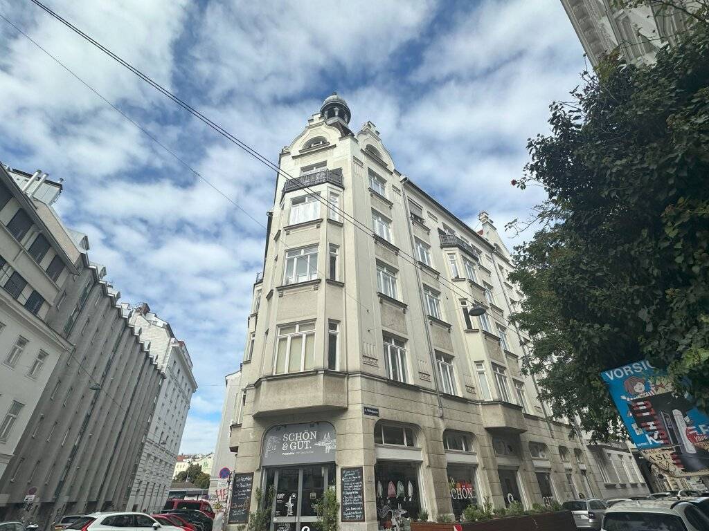 Außergewöhnlich, Top-Lage, vermietet - Geschäftslokal mit Potential - Nur 50 m vom Naschmarkt. - Ansicht 2