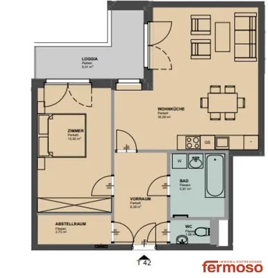 2-Zimmer-Wohnung mieten in Wien – 74 m², € 1.499 – Bild 22 von 22