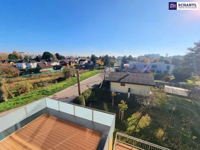 Lebensqualität pur im Dachgeschoss mit Terrasse und Garten! 4 Zimmer + Hochwertige Materialien + Viel Grün und Ruhe + Toller Blick! Ihr Rückzugsort mit WOW-Effekt! – Bild 3