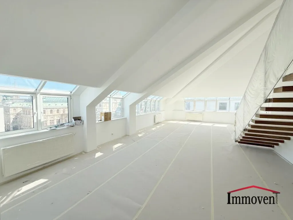 ERSTBEZUG - GENERALSANIERT und INNENSTADTLAGE - Große 3-Zimmerwohnung mit Dachterrasse bei der Wiener Oper! - Ansicht 2