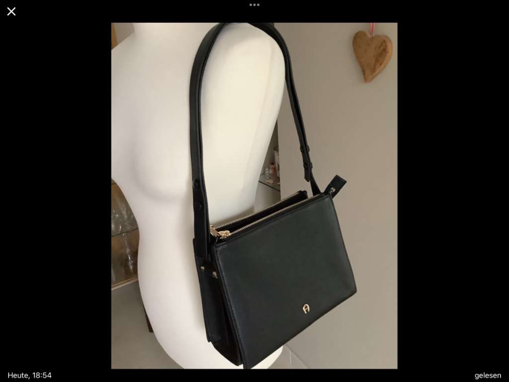 Aigner Handtasche schwarz Neuwertig