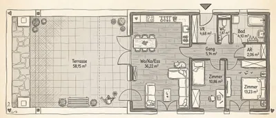 4-Zimmer-Wohnung kaufen in Graz – 80,16 m², € 584.380 – Bild 6 von 6