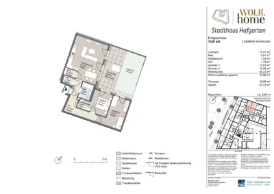 3-Zimmer-Wohnung kaufen in Mistelbach – 75,06 m², € 418.000