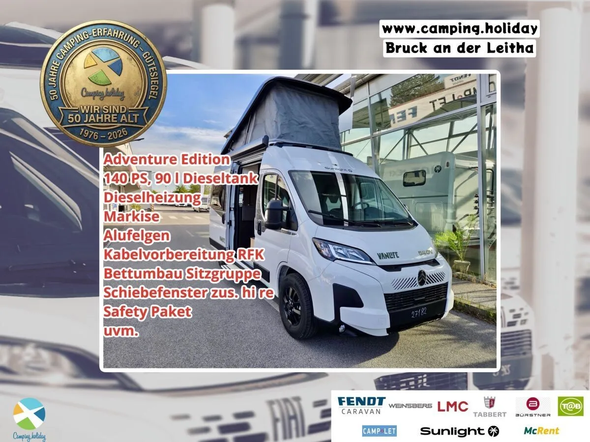 Sunlight Camper Van CLIFF 540 Vanlife