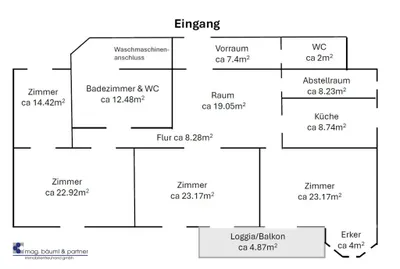 5-Zimmer-Wohnung mieten in Korneuburg – 152 m², € 1.590 – Bild 22 von 22