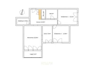 3-Zimmer-Wohnung kaufen in Bruck-Mürzzuschlag – 77,51 m², € 179.000 – Bild 19 von 19