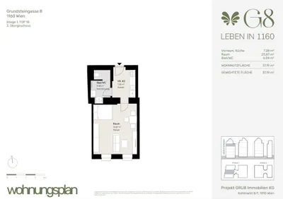 1-Zimmer-Wohnung kaufen in Wien – 37,19 m², € 314.000 – Bild 25 von 25