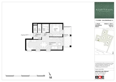2-Zimmer-Wohnung kaufen in Wien – 52,58 m², € 382.700 – Bild 10 von 10