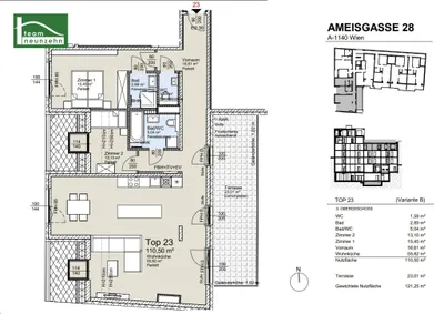 3-Zimmer-Wohnung kaufen in Wien – 110,5 m², € 820.350 – Bild 35 von 35