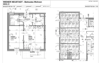 2-Zimmer-Wohnung mieten in Wiener Neustadt – 48,7 m², € 625 – Bild 2 von 3
