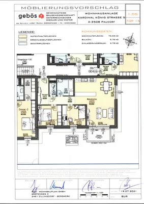 3-Zimmer-Wohnung mieten in Krems Land – 73,93 m², € 820 – Bild 7 von 7