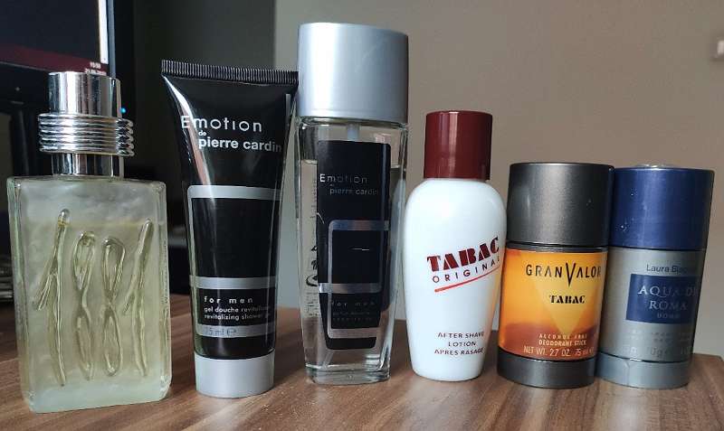 Diverse After Shaves + Duschgel + Deo