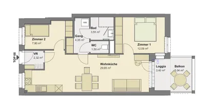 3-Zimmer-Wohnung kaufen in Rust (Stadt) – 61,55 m², € 319.000 – Bild 2 von 7