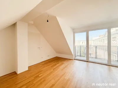 Lichtdurchflutete Neubauwohnung im DG - 2 Zimmer - klimatisiert - direkte U-Bahn Anbindung – Bild 2