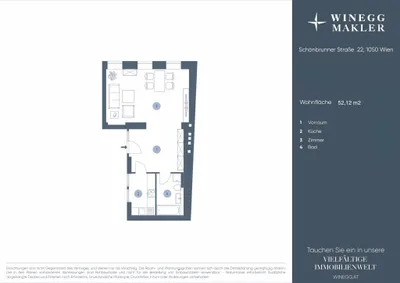 2-Zimmer-Wohnung kaufen in Wien – 52,13 m², € 339.000 – Bild 18 von 18