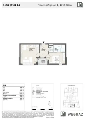 2-Zimmer-Wohnung kaufen in Wien – 46,54 m², € 271.818 – Bild 9 von 9