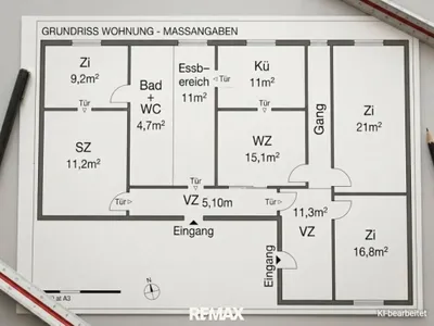 5-Zimmer-Immobilie kaufen in Güssing – 116 m², € 95.000 – Bild 23 von 24