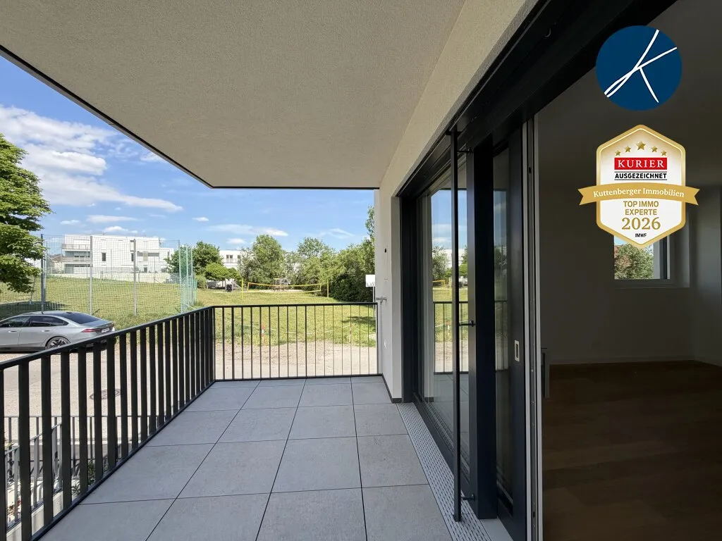 2-Zimmer Wohnung mit 9m² Balkon und Blick in´s Grüne (Top 7) - Erstbezug! – pohled 2