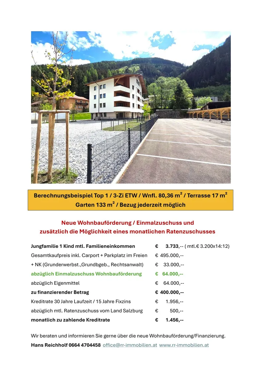 Wohnung – Bad Gastein - Ansicht 2