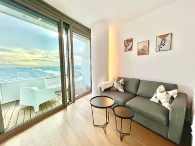 Fully Equipped Apartment in Danube Flats with Terrace & View