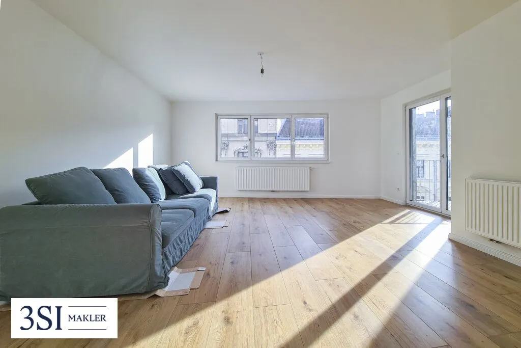 Sonnige 3-Zimmer Neubau-Loggia-Wohnung im 5. Liftstock - U1-Nähe! - Ansicht 3