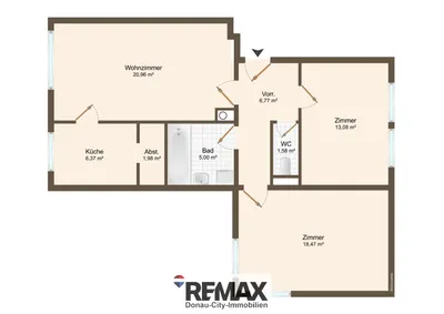 3-Zimmer-Wohnung kaufen in Korneuburg – 74 m², € 199.000 – Bild 19 von 20