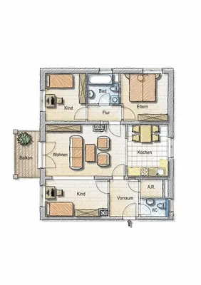 4-Zimmer-Wohnung mieten in Hartberg-Fürstenfeld – 86 m², € 1.016 – Bild 3 von 3