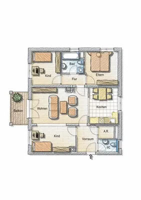 4-Zimmer-Wohnung mieten in Hartberg-Fürstenfeld – 86 m², € 1.016 – Bild 2 von 3