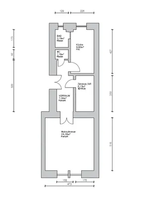 2-Zimmer-Gewerbeimmobilie mieten in Graz – 51 m², € 587 – Bild 8 von 8