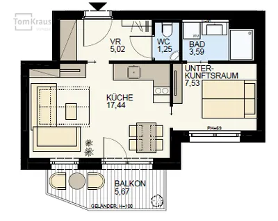 2-Zimmer-Wohnung kaufen in Wien – 34,83 m², € 290.100 – Bild 13 von 13