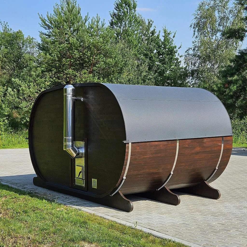 Sauna Saunafass Gartensauna Sauna Hütte Faßsauna Außensauna Saunahaus ...